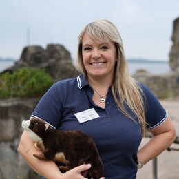 Mitarbeiterin Zooschule Maike Wiederholz
