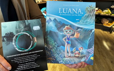 Zooshop-Artikel Armbänder aus Fischernetzen- Buch nachhaltige Fischerei