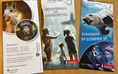 Flyer mit dem Logo Blauer Engel