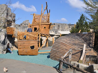 Ansicht Abenteuer-Spielplatz im Zoo am Meer
