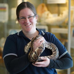 Mitarbeiterin Zooschule Nadine Biewendt