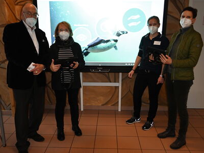 Dr. Schmel, Helga Düring, Dr. Mewes und Dr. Kück-Digitalisierung Zooschule